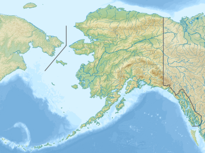 위치 지도 미국 알래스카주