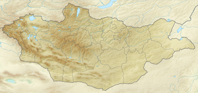 위치 지도 몽골