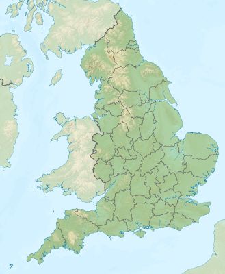 위치 지도 잉글랜드